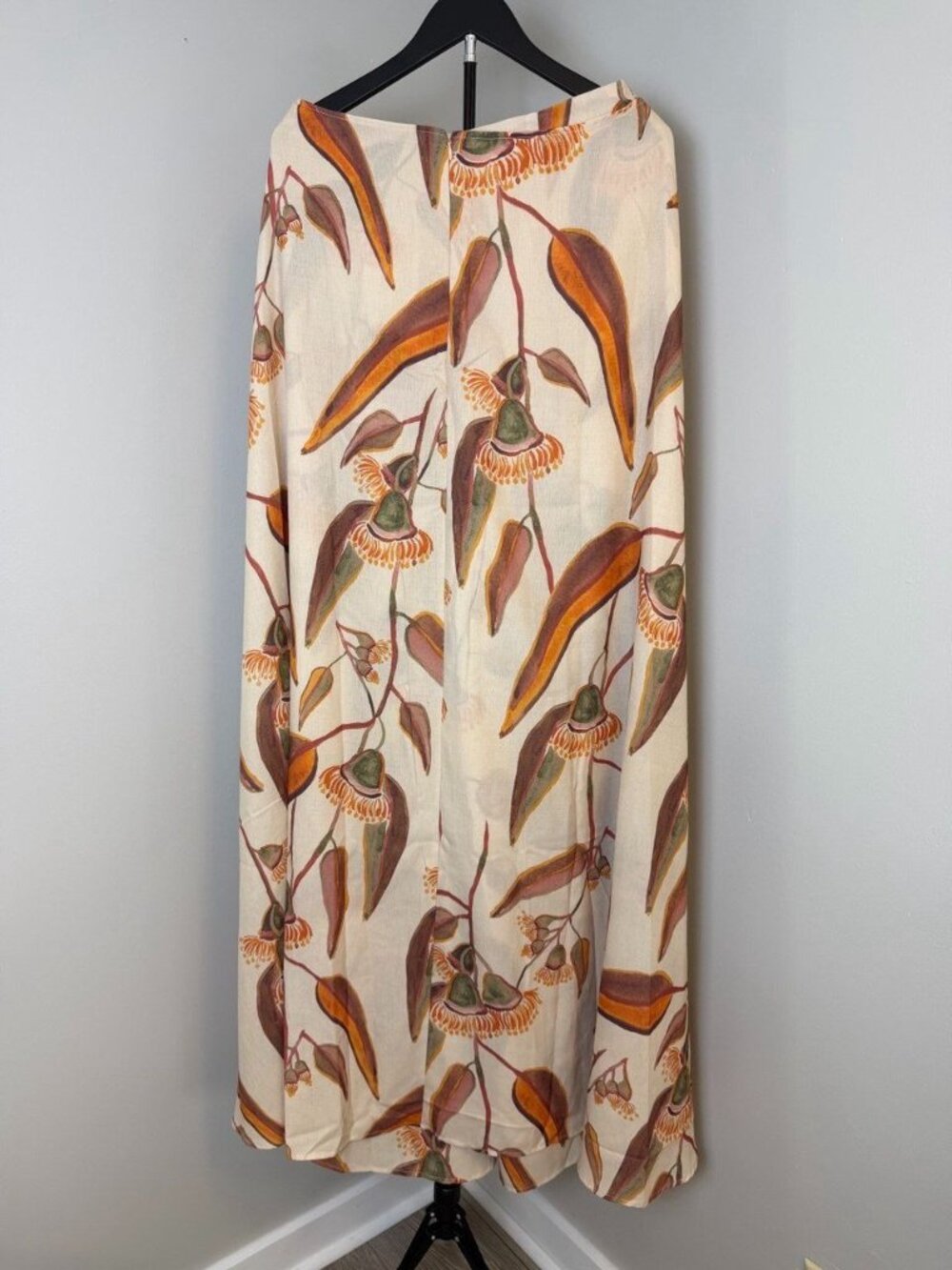 NWT Andrea Iyamah Floral Summer Wrap Maxi Skirt Size L - Picture 4 of 10